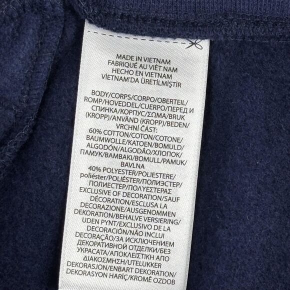 Polo Ralph Lauren Shorts Mens 5XLT Navy Fleece Sweatshorts Drawstring 1967 - Picture 13 of 15